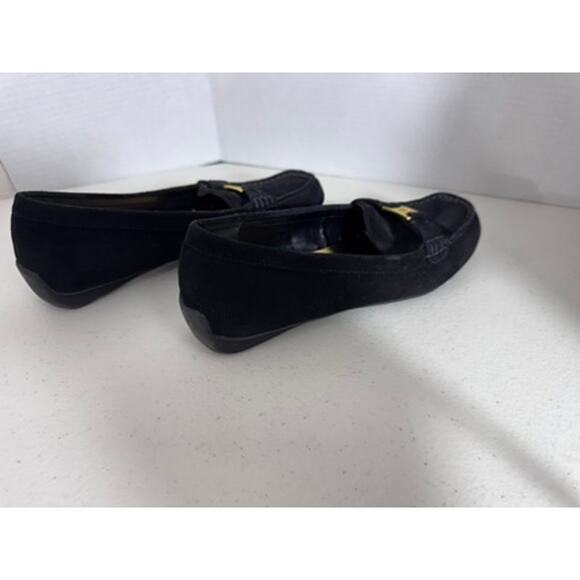 "LAUREN RALPH LAUREN" Careigh Suede Driving Loafers SZ 7.5 Floor Sample Like New - Picture 9 of 12